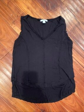 Bar III Black V-Neck Sleeveless Camisole
